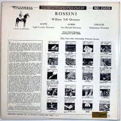 Rosini: William Tell Overture  kansi EX levy G- bonus LP:nä veloituksetta