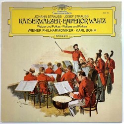 Strauss Johann - Wiener Philharmoniker: Kaiserwalzer – Emperor Waltz  kansi EX levy EX- Käytetty LP