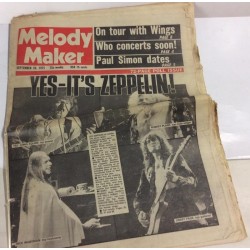Melody Maker 1975 No.September 20 Yes,Led Zeppelin