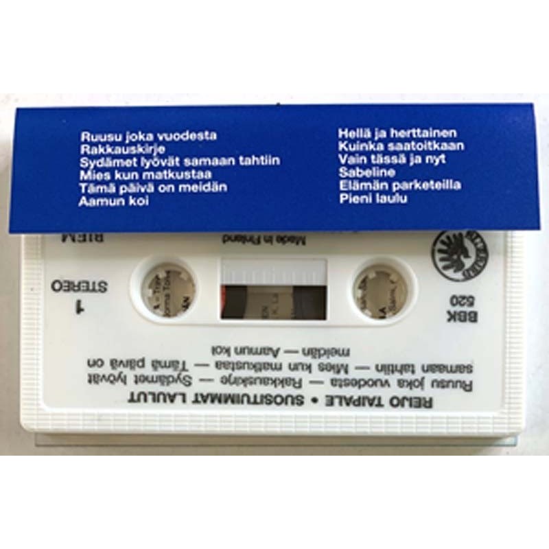 Taipale Reijo 1988 BBK 520 Suosituimmat laulut Cassette