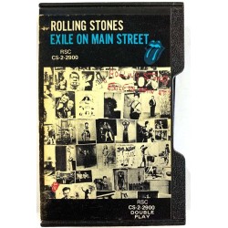 Rolling Stones: Exile on Main Street kansipaperi VG , musiikkikasetin kunto VG+ Kasetti