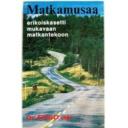 Timo Tervo, Koivistolaiset, Lasse Laakso ym: Esso Matkamusaa kansipaperi VG- , musiikkikasetin kunto EX- Kasetti