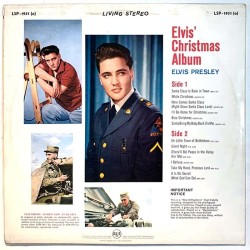 Elvis: Elvis’ Christmas Album  kansi VG levy EX Käytetty LP