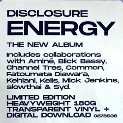 Disclosure 2020 0878538 Energy limited transparent vinyl 2LP LP