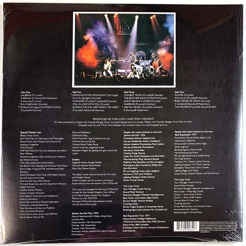 Thin Lizzy : Live and dangerous 2LP - LP