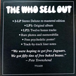 Who 1967 7711435 The Who Sell Out 2LP LP