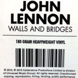 Lennon John 1974 0600753571002 Walls and Bridges LP