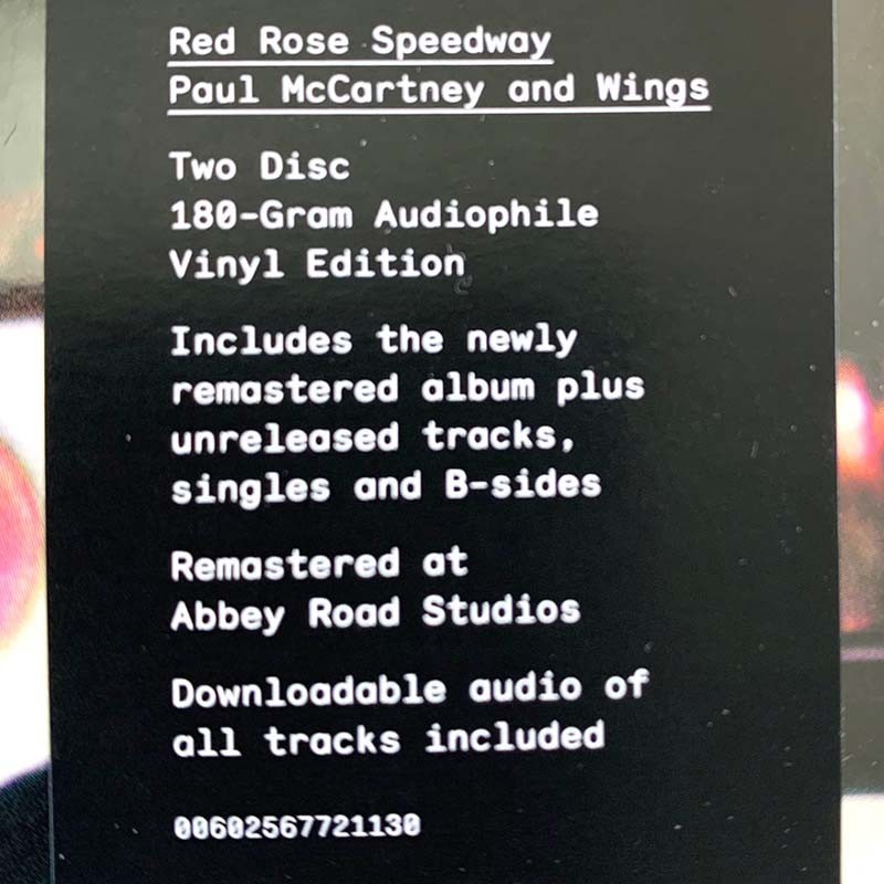 Paul McCartney & Wings : Red rose speedway 2LP - LP