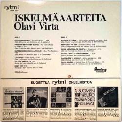Virta Olavi: Iskelmäaarteita  kansi EX- levy VG+ Käytetty LP