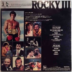 Soundtrack: Rocky III  kansi VG levy EX Käytetty LP