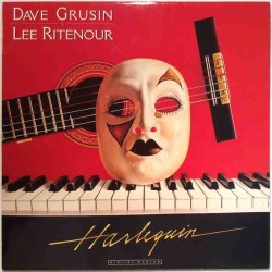 Grusin Dave & Lee Ritenour: Harlequin  kansi VG+ levy EX Käytetty LP