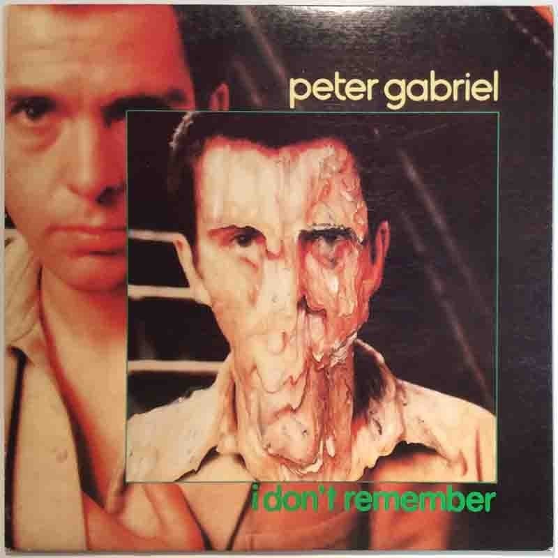 Gabriel Peter: I Don't Remember 12-inch EP  kansi VG+ levy EX Käytetty LP