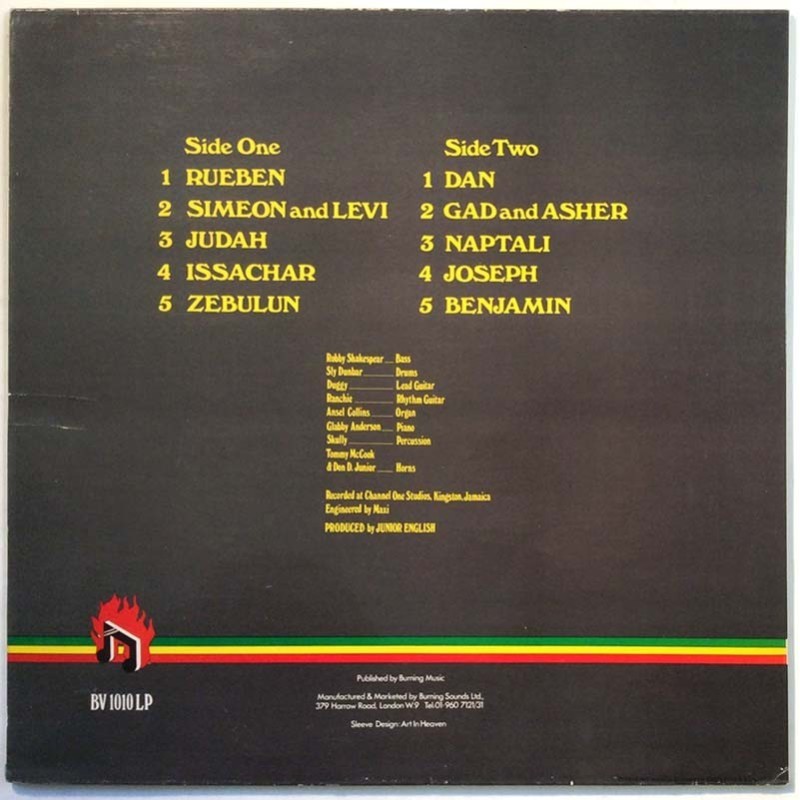 Revolutionaries 1979 BV 1010 LP Burning Dub Begagnat LP