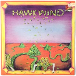 Hawkwind: Hawkwind -70  kansi EX levy EX Käytetty LP