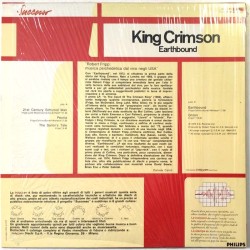 King Crimson: Earthbound  kansi EX levy EX Käytetty LP