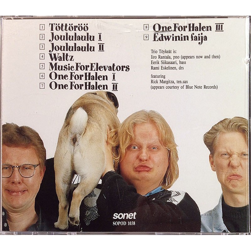 Trio Töykeät: Päivää!  kansi EX levy EX Käytetty CD