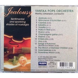 Vantaa Pops Orchestra, Markku Johansson: Jealousy  kansi EX levy EX Käytetty CD