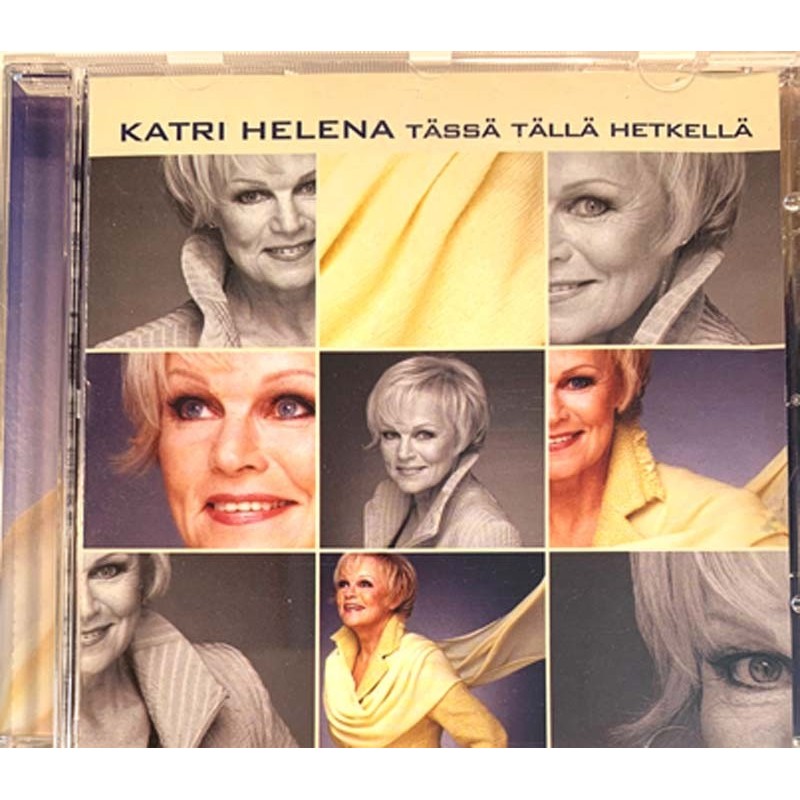 Katri Helena: Tässä tällä hetkellä  kansi EX levy EX CD