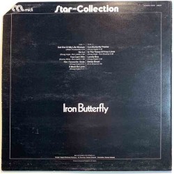 Iron Butterfly: Star-Collection  kansi EX- levy EX Käytetty LP