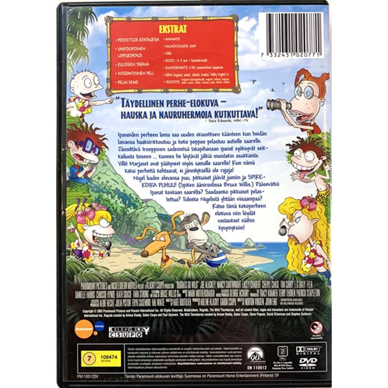 DVD - Elokuva 2003  Villit ipanat - Rugrats go wild DVD Begagnat