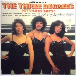 Three Degrees: Hits! Hits! Hits!  kansi G+ levy EX- bonus LP:nä veloituksetta