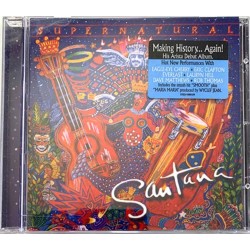 Santana: Supernatural  kansi EX levy EX Käytetty CD