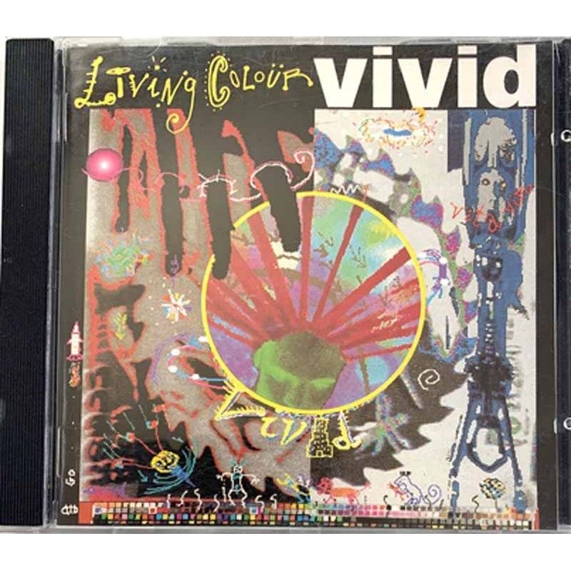Living Colour: Vivid  kansi EX levy EX Käytetty CD