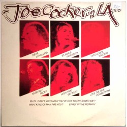 Cocker Joe: Live in L.A.  kansi VG+ levy EX Käytetty LP