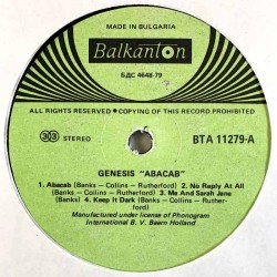 Genesis: Abacab  kansi EX- levy EX LP