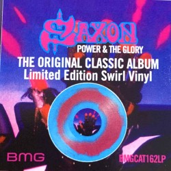 Saxon 1983 BMGCAT162LP Power and the Glory - limited swirl vinyl LP