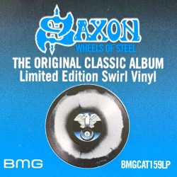 Saxon : Wheels of Steel - swirl vinyl - LP