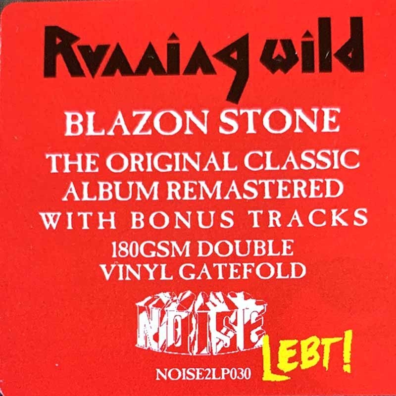 Running Wild : Blazon Stone 2LP - LP