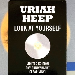 Uriah Heep 1971 BMGRM086CLP Look at yourself - clear vinyl LP