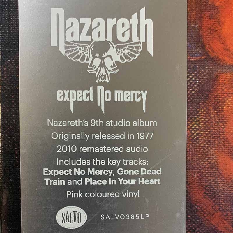 Nazareth : Expect no mercy, pink vinyl - LP