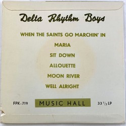 Delta Rhythm Boys 1963 FPK-719 When the saints go marchin’ in EP begagnad singelskiva