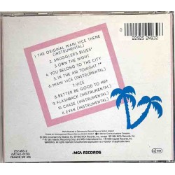 Jan Hammer, Glenn Frey ym.: Miami Vice  kansi EX levy EX Käytetty CD