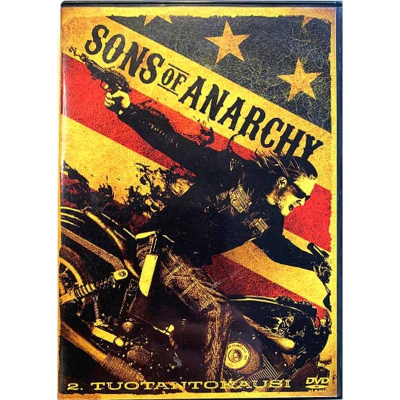 DVD - Elokuva: Sons of Anarchy 2. tuotantokausi 4DVD  kansi EX levy EX DVD