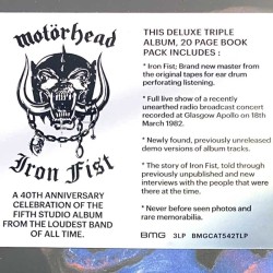 Motörhead : Iron Fist 3LP - LP