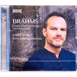 Brahms, Lars Vogt 2019 ODE 1330-2 Piano Concerto No. 1 / Four Ballades CD