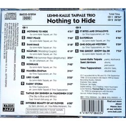 Lenni-Kalle Taipale Trio : Nothing To Hide 2CD - CD