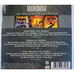 Manowar : Fighting the world, Kings of metal, Triumph of steel - CD