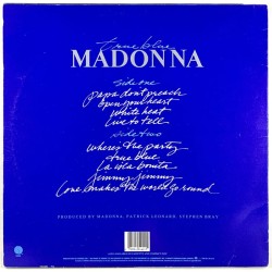 Madonna: True Blue  kansi EX levy VG+ Käytetty LP