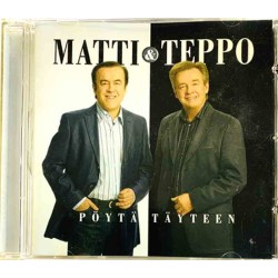 Matti & Teppo: Pöytä täyteen  kansi EX levy EX Käytetty CD