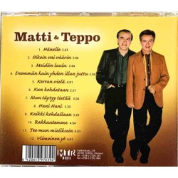 Matti & Teppo: Hänelle  kansi EX levy EX Käytetty CD