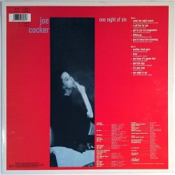 Cocker Joe: One night of sin  kansi VG+ levy VG+ Käytetty LP