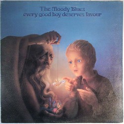 Moody Blues: Every Good Boy Deserves Favour  kansi VG levy G Käytetty LP