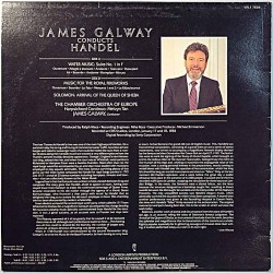 Galway James: Conducts Handel  kansi EX levy EX Käytetty LP