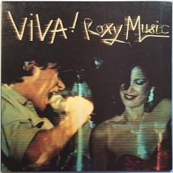 Roxy Music: Viva!  kansi EX levy EX Käytetty LP