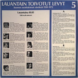 Eri Esittäjiä : Lauantain Toivotut Levyt 9LP - Begagnat LP