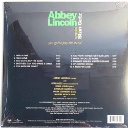 Lincoln Abbey, Featuring Stan Getz LP You Gotta Pay The Band - LP